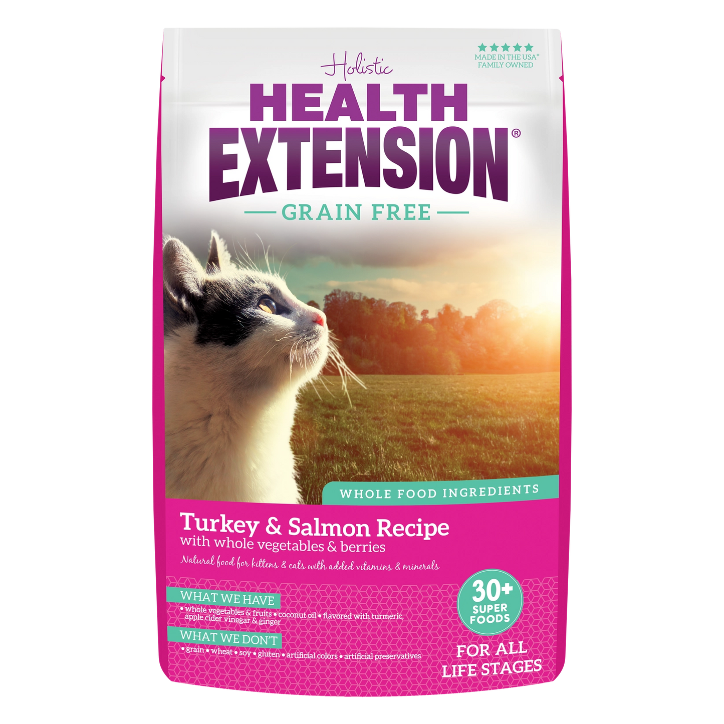 Dry Cat Food Grain Free Turkey and Salmon Recipe